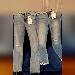 BUNDLE of last two posts - KanCan Jeans (Size 1 (24) & Zara "The 80s Jeans sz 2